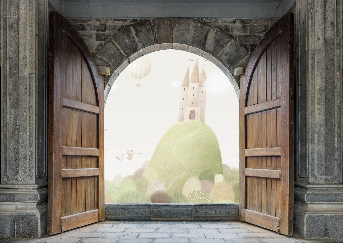 Puertas de Castillo con Diferentes Vistas