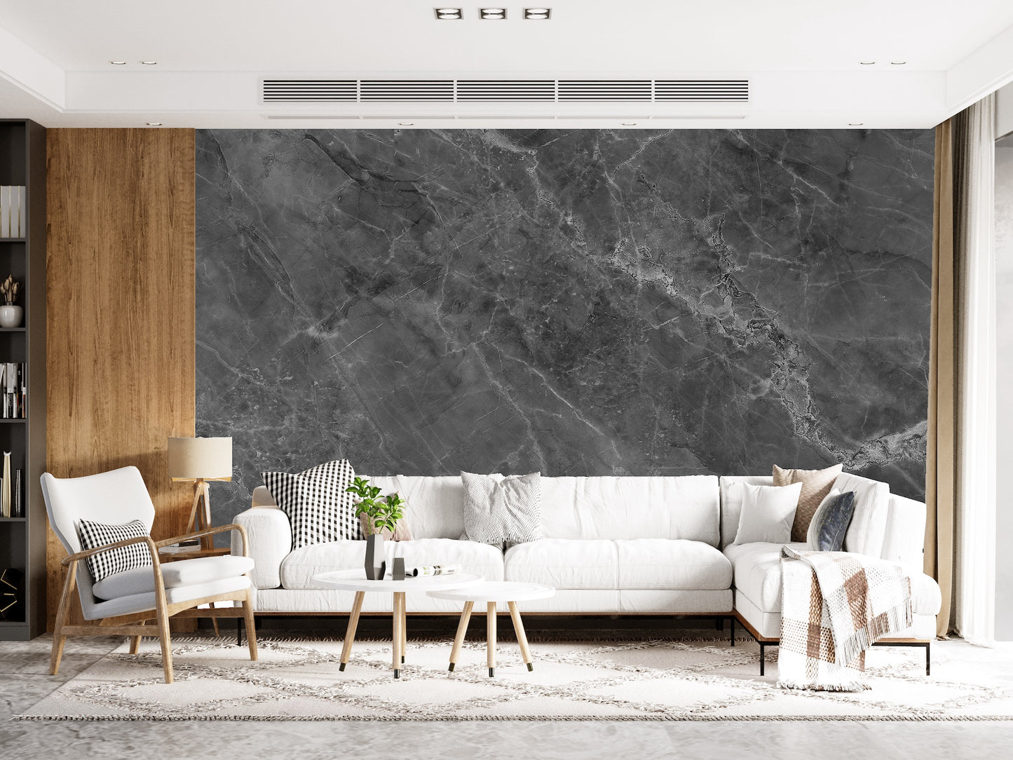 Elegante Muro Mármol Gris III