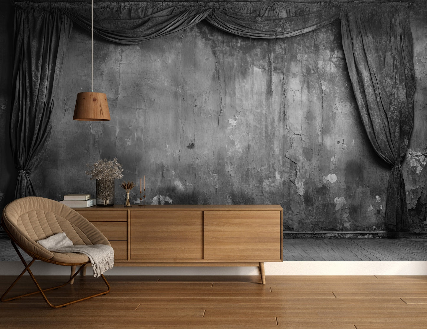 Escenario de Teatro Vintage Grunge