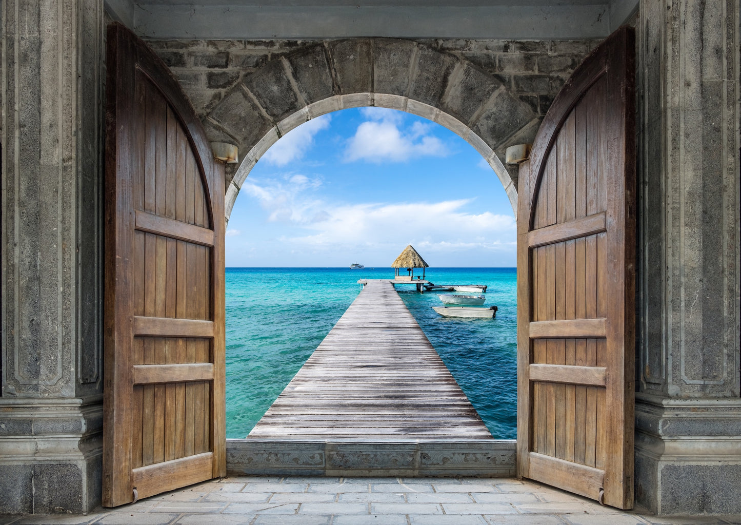 Puertas de Castillo con Diferentes Vistas