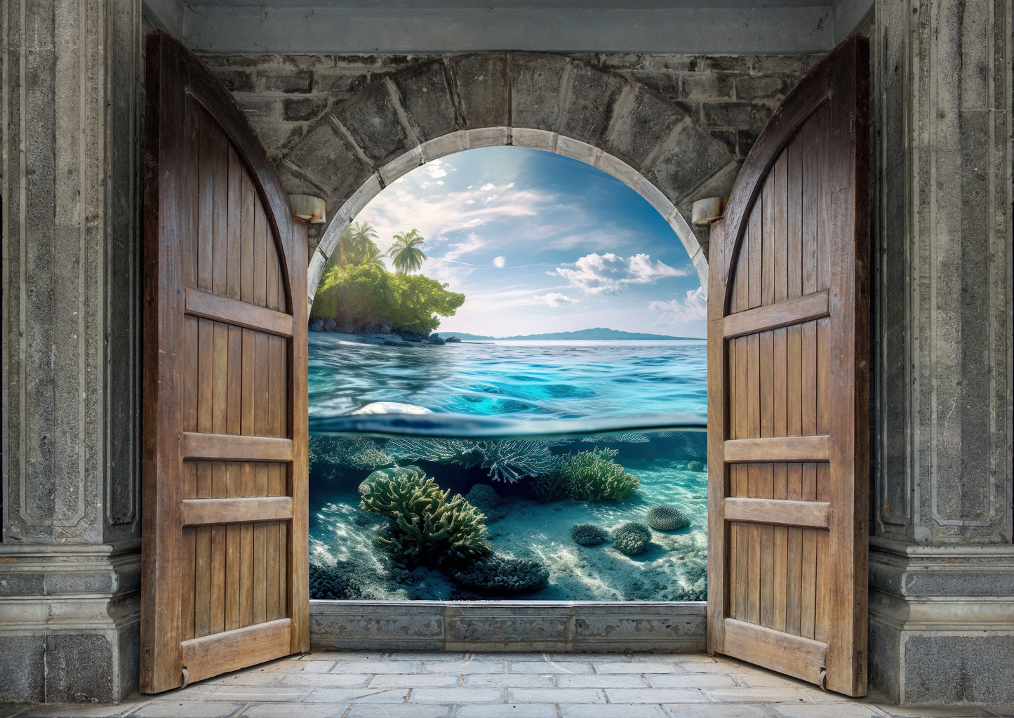 Puertas de Castillo con Diferentes Vistas