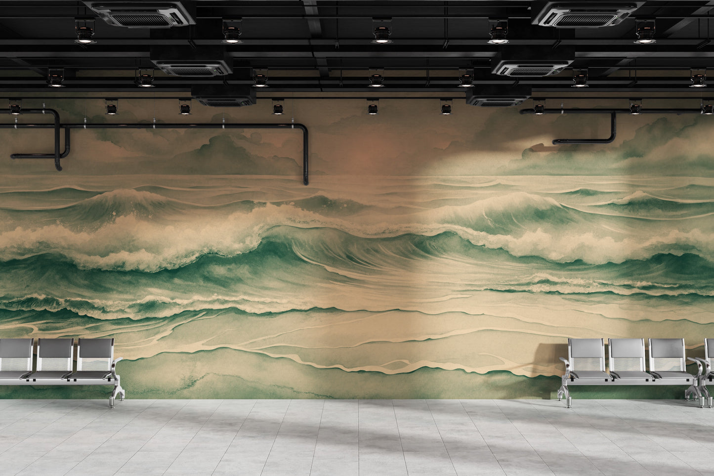 Golden Waves & Beach