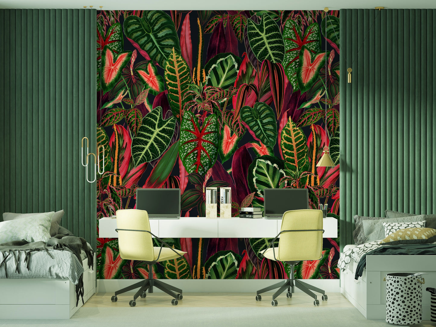 Red Tropical Jungle