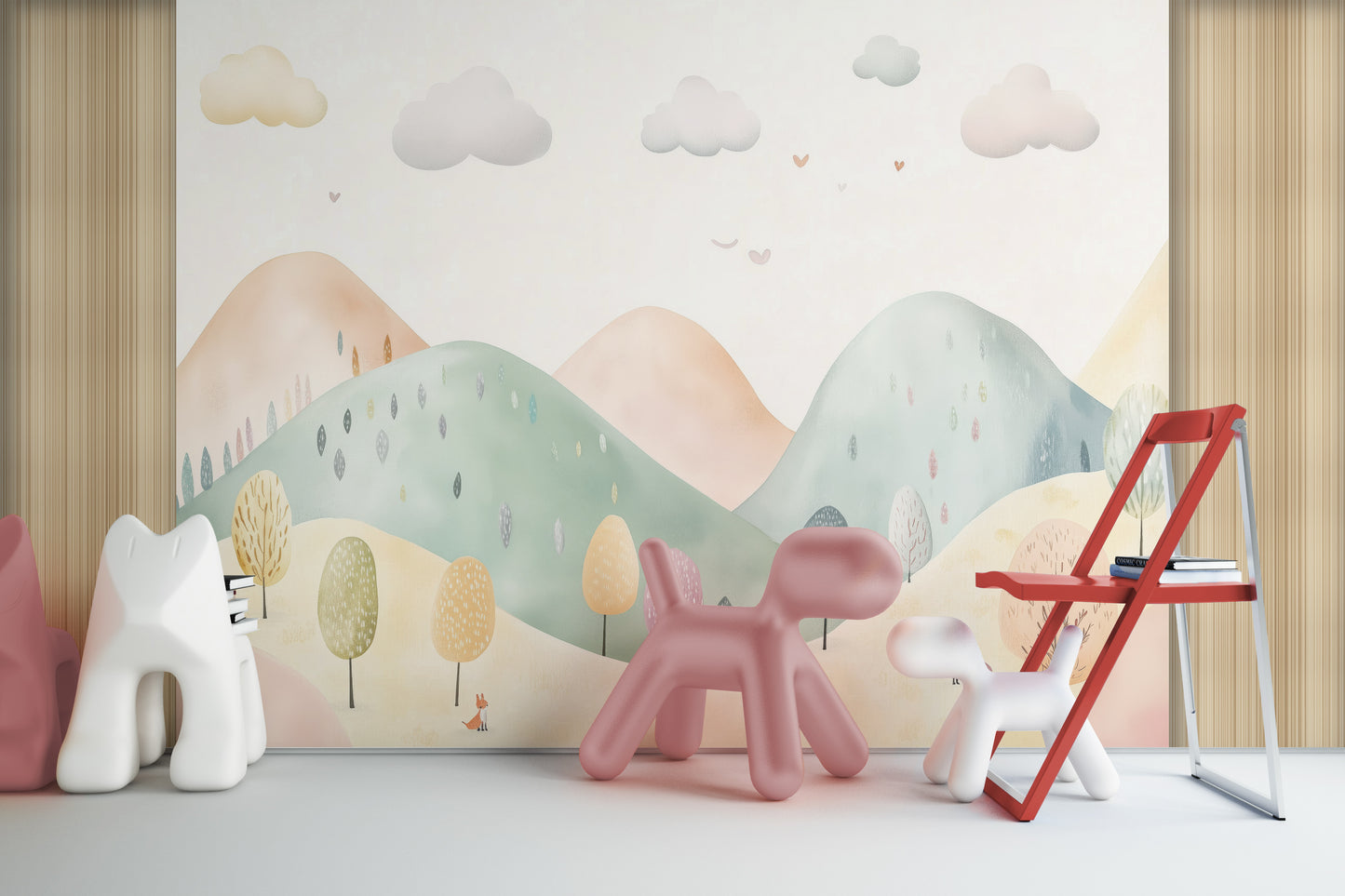 Hermoso Paisaje Ilustrado