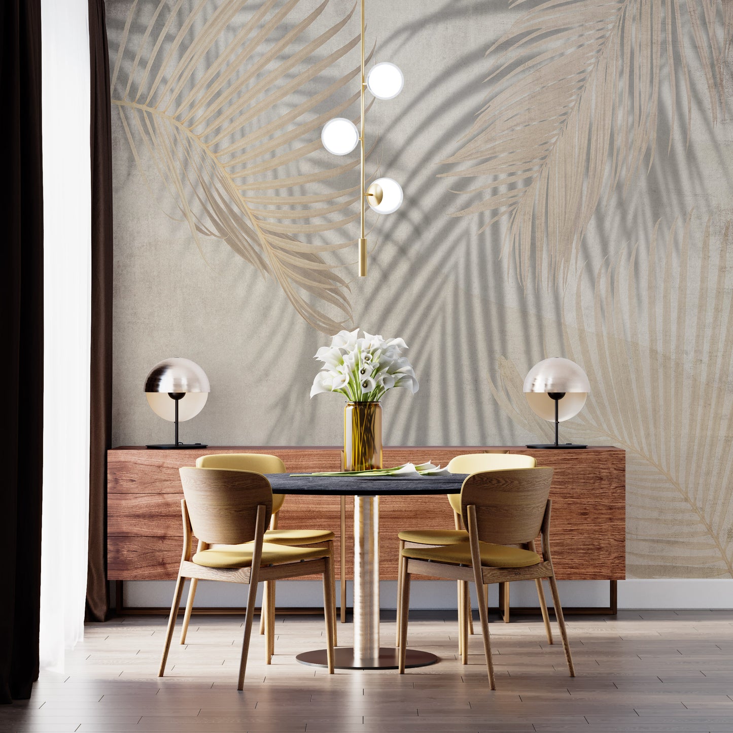 Elegantes Plantas y Sombras