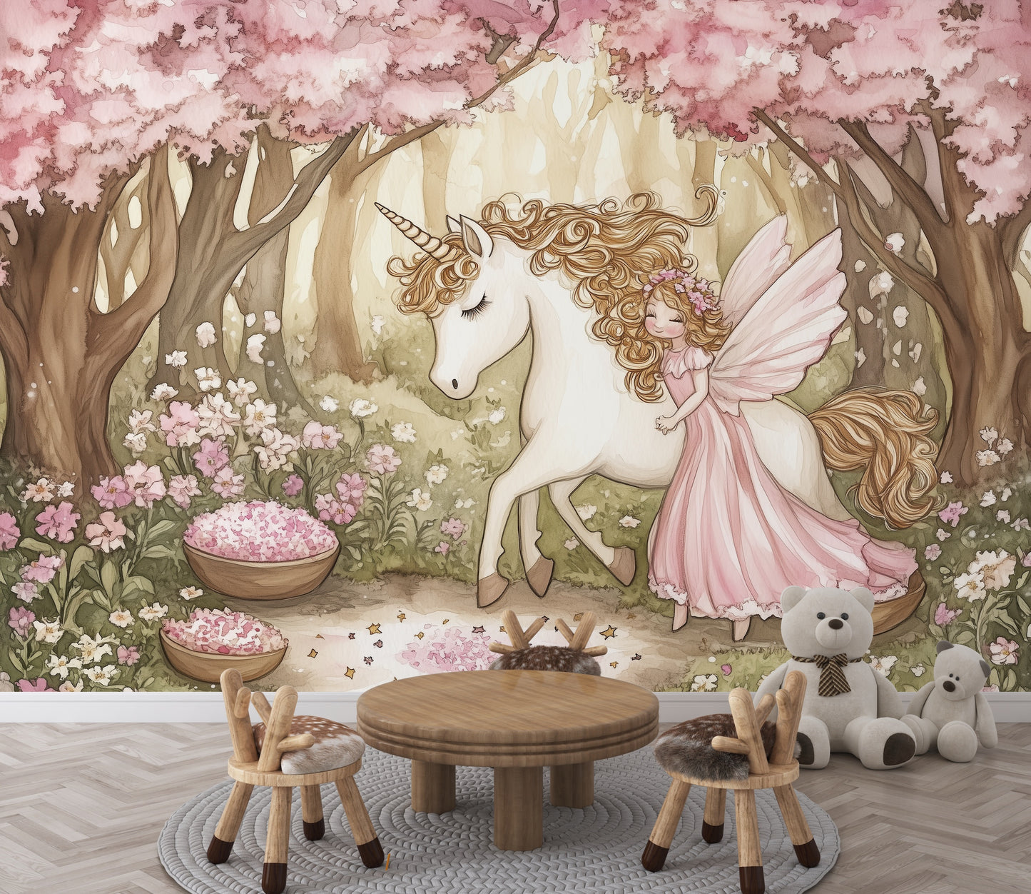 Bosque, Unicornio y Princesa