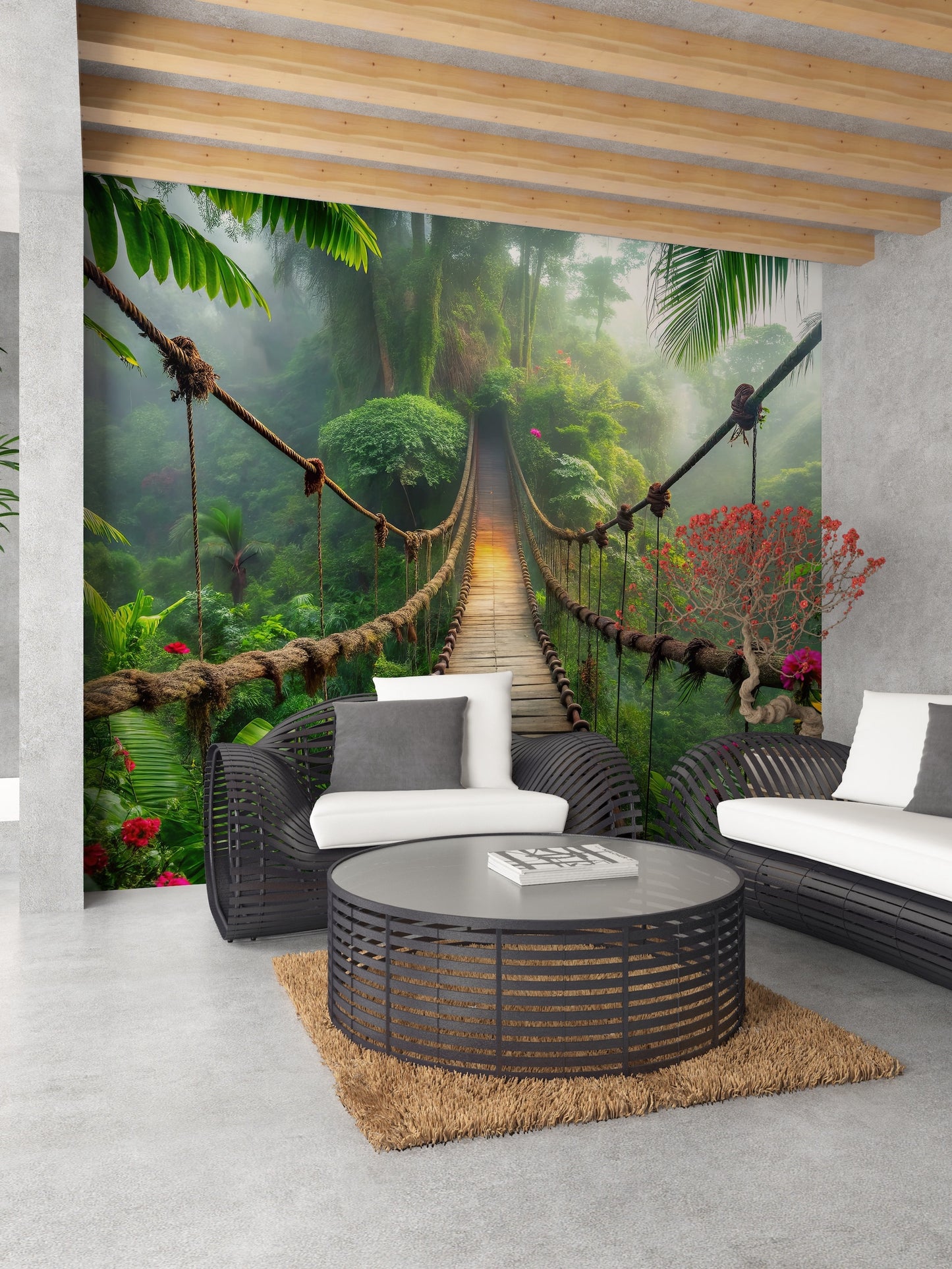 Puente Colgante en la Selva