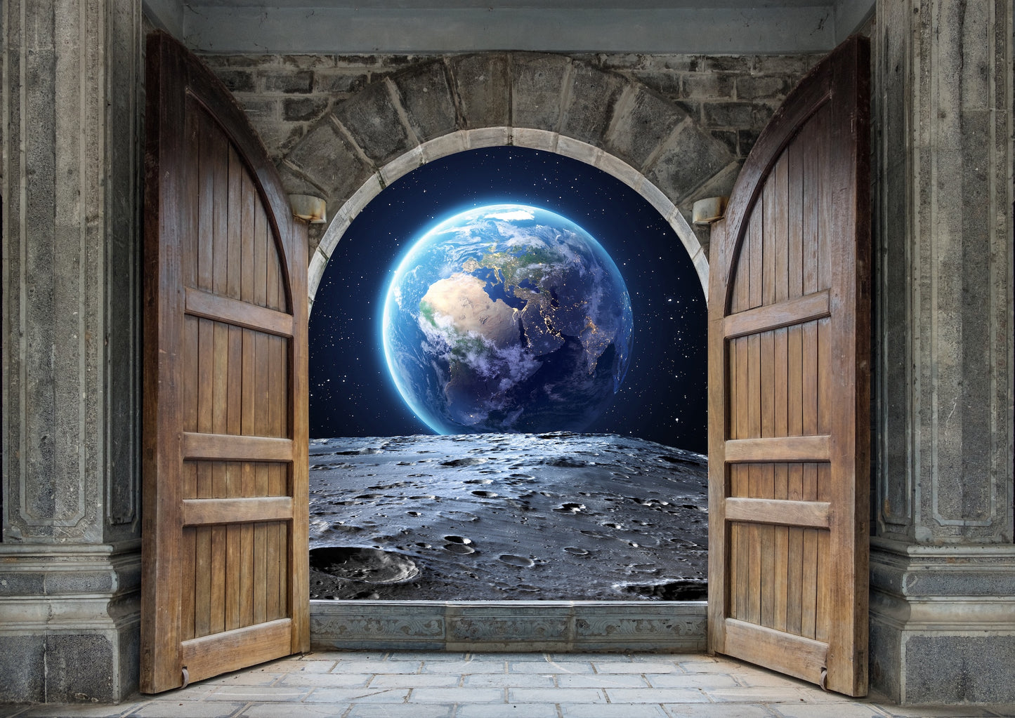 Puertas de Castillo con Diferentes Vistas