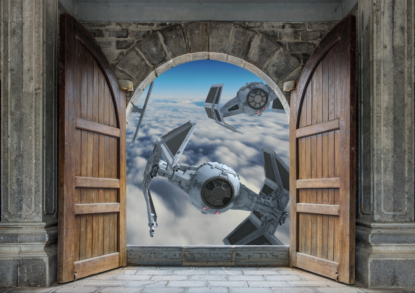 Puertas de Castillo con Diferentes Vistas