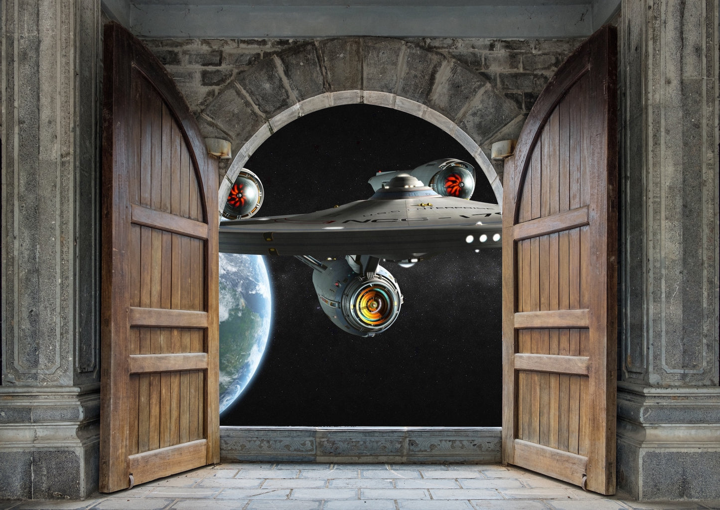 Puertas de Castillo con Diferentes Vistas