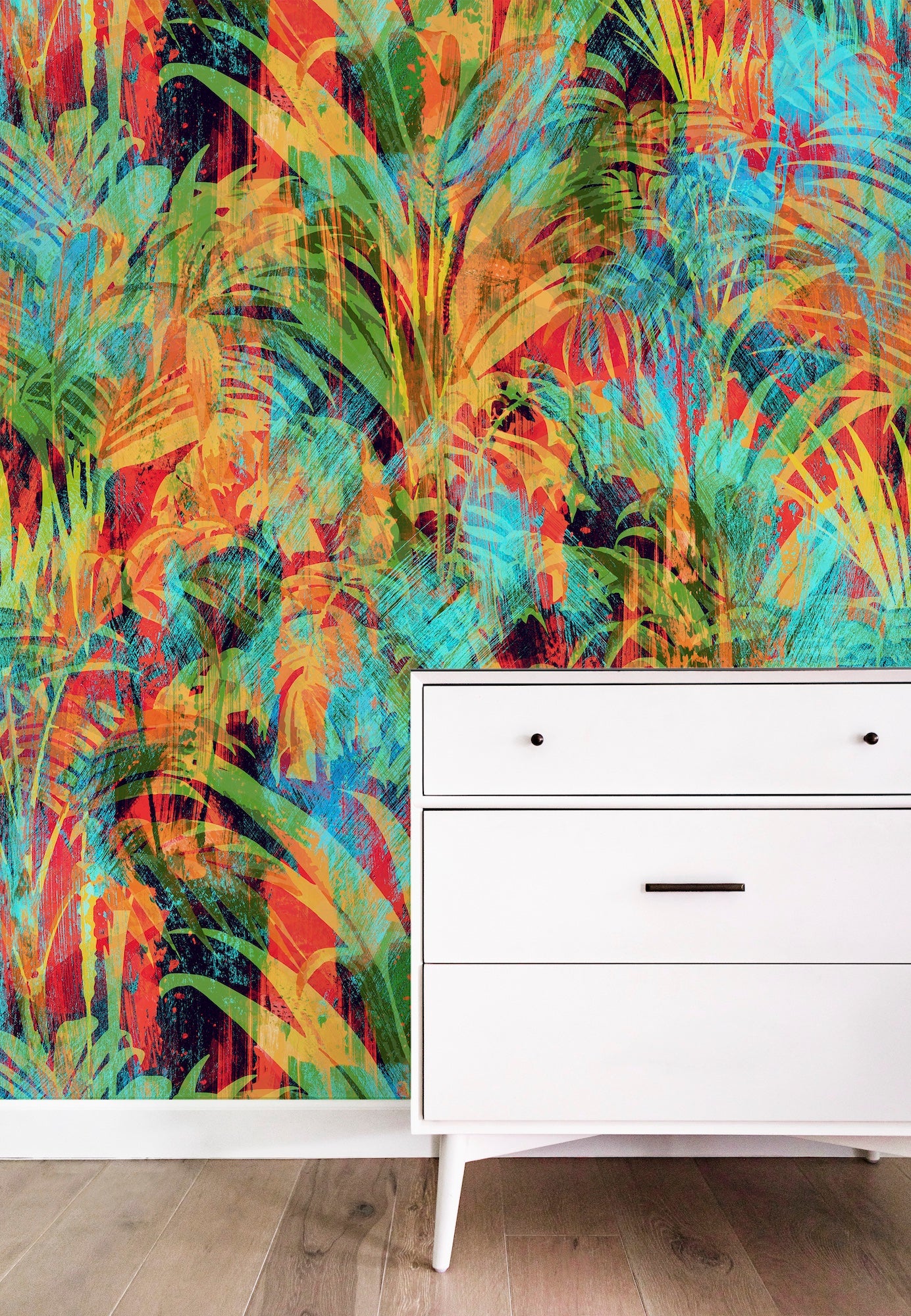 Textura Tropical Muy Colorida