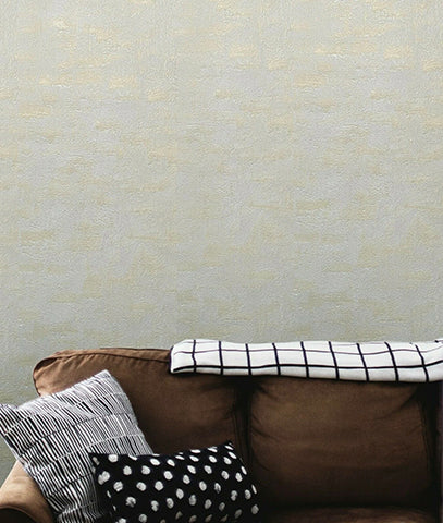 Tapiz Textura Concreto Gris Claro y Dorado