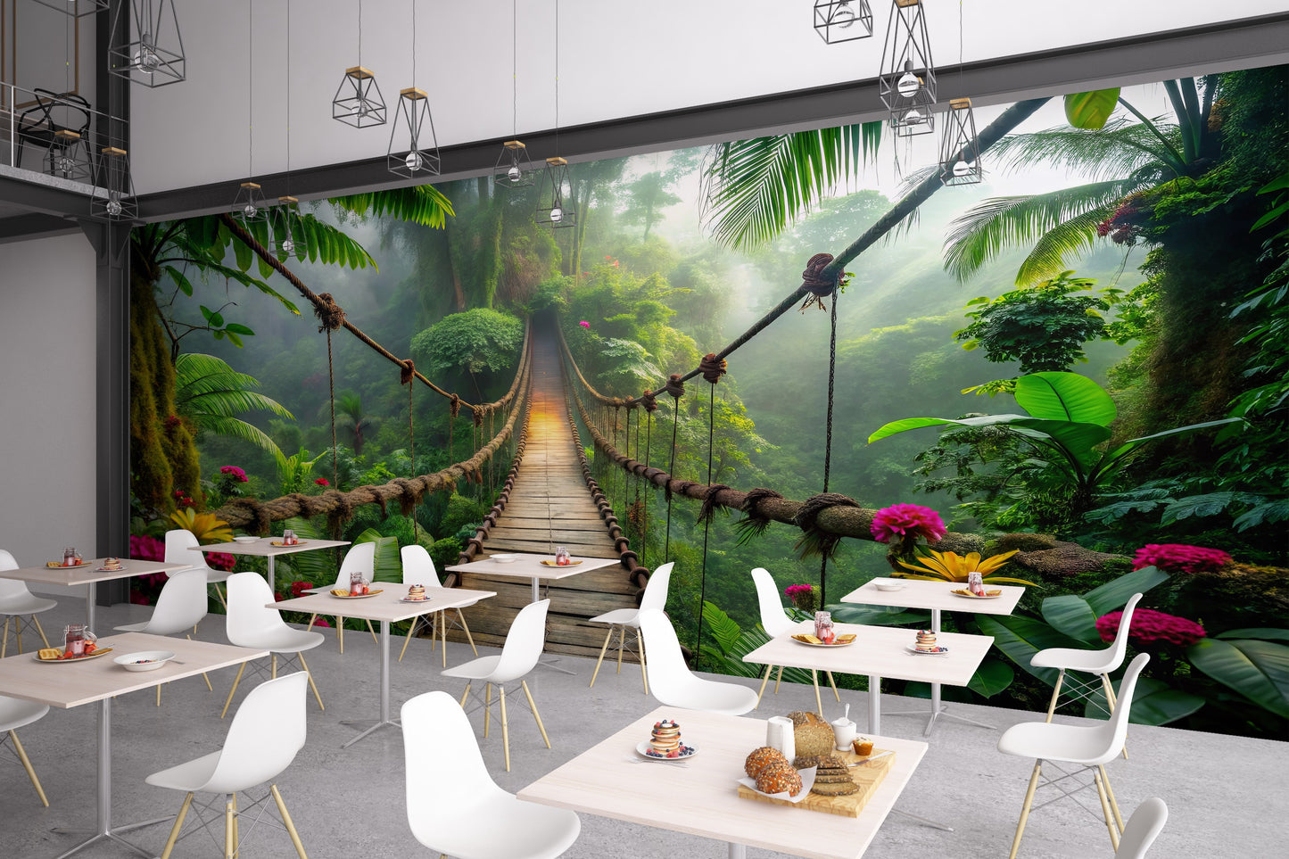 Puente Colgante en la Selva