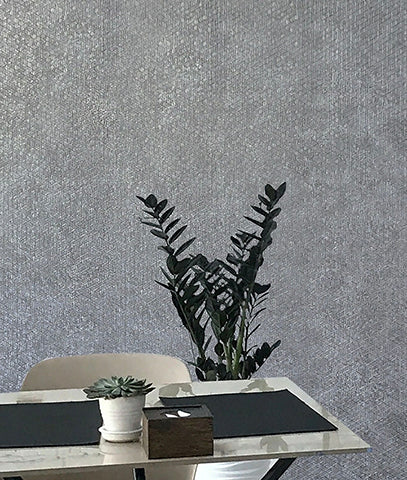 Tapiz Wallpaper Gunmetal Triangles