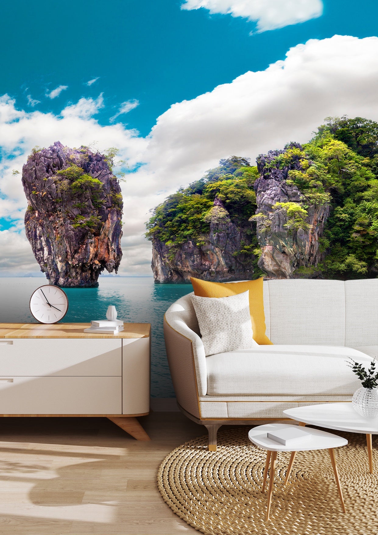 Pintoresco Paisaje Mar en Tailandia