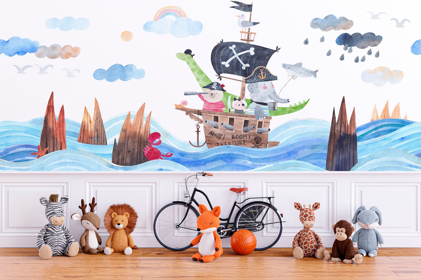 Barco Pirata y Animalitos