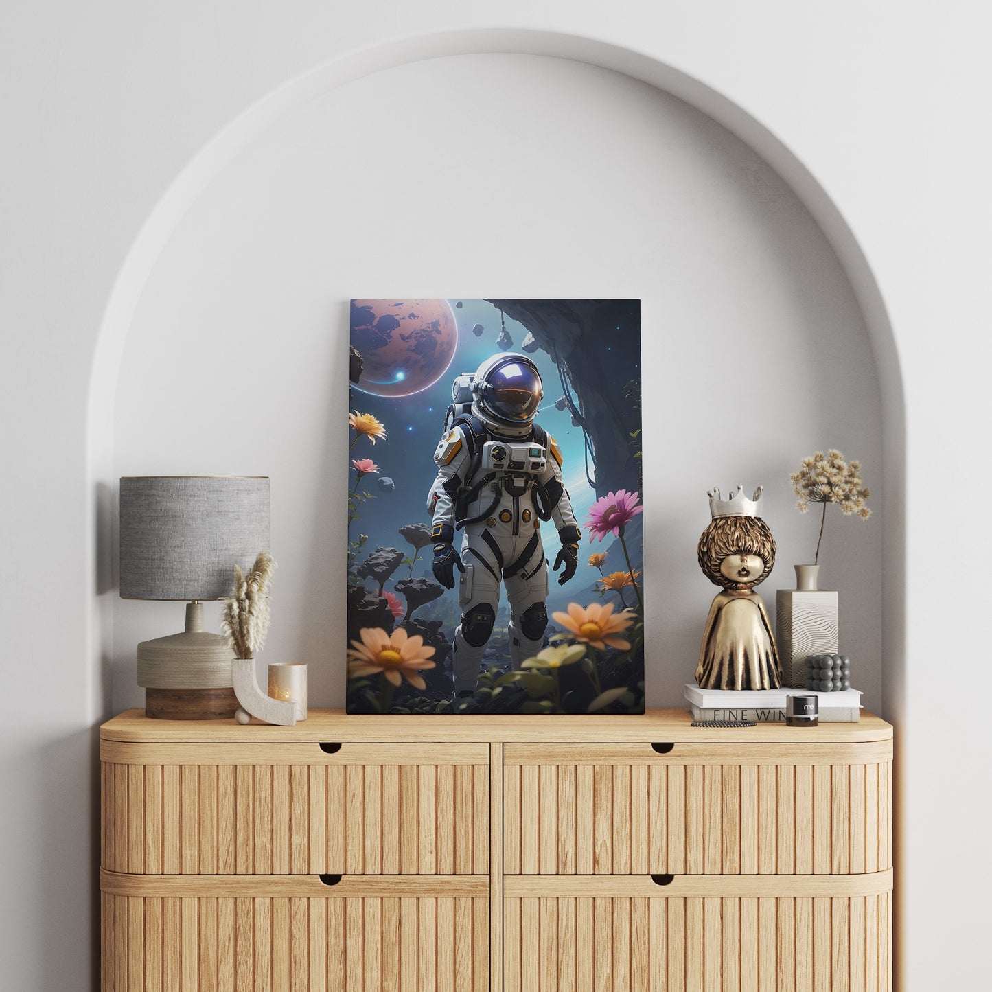 Canvas Lonely Astronaut