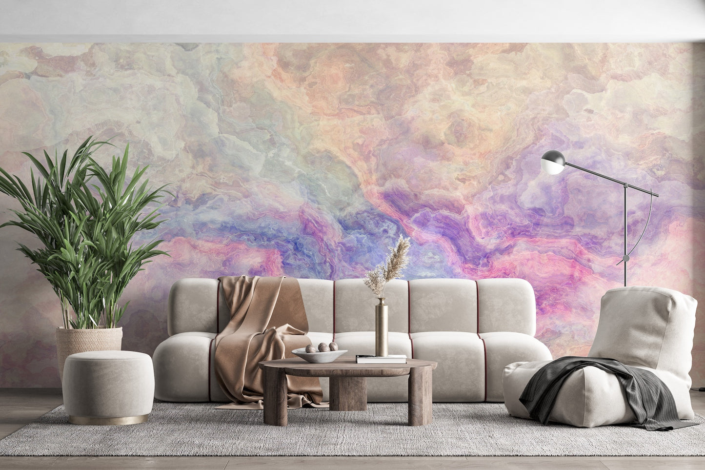 Rainbow Colored Marble