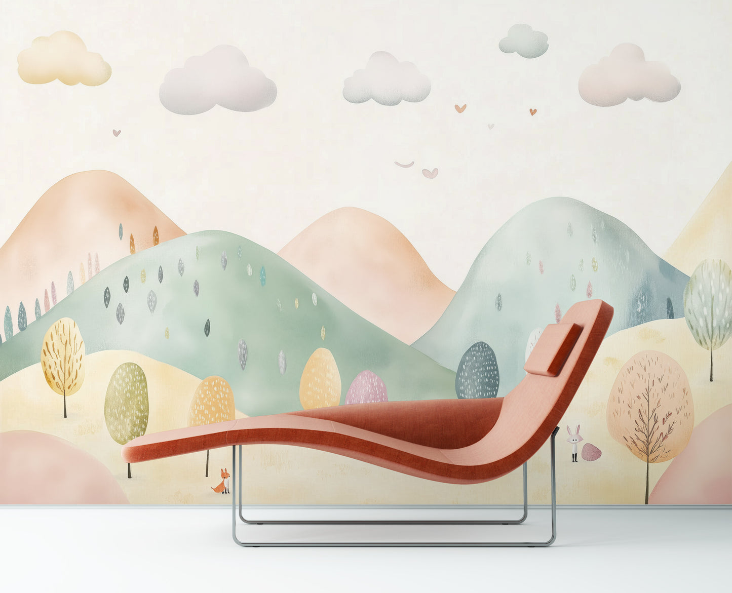 Hermoso Paisaje Ilustrado