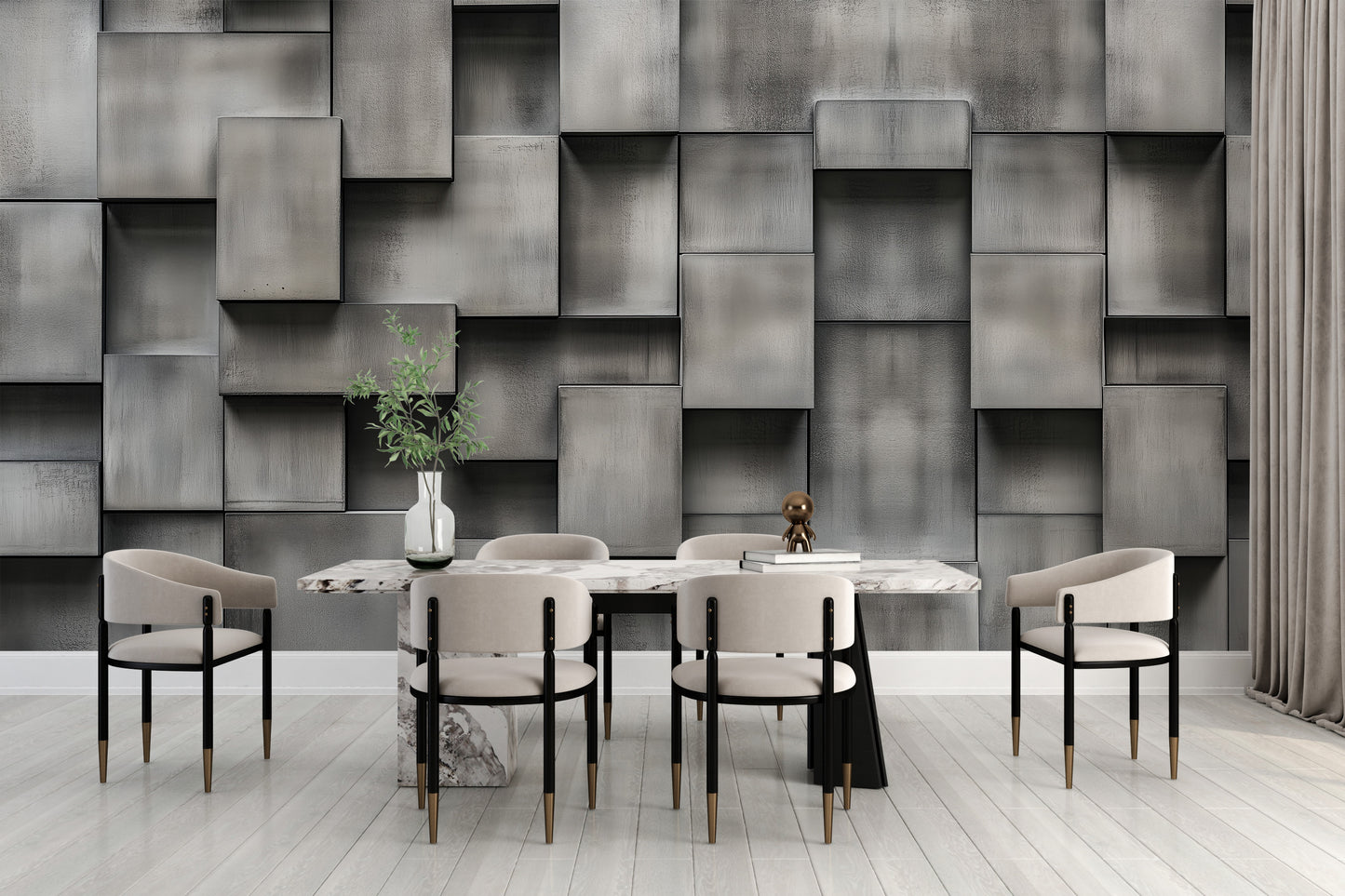 Muro Concreto Efecto 3D I