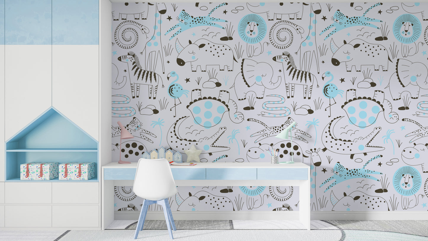 Animales a Línea Niños