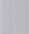 Tapiz Wallpaper Versace Grecas y Líneas - Blanco