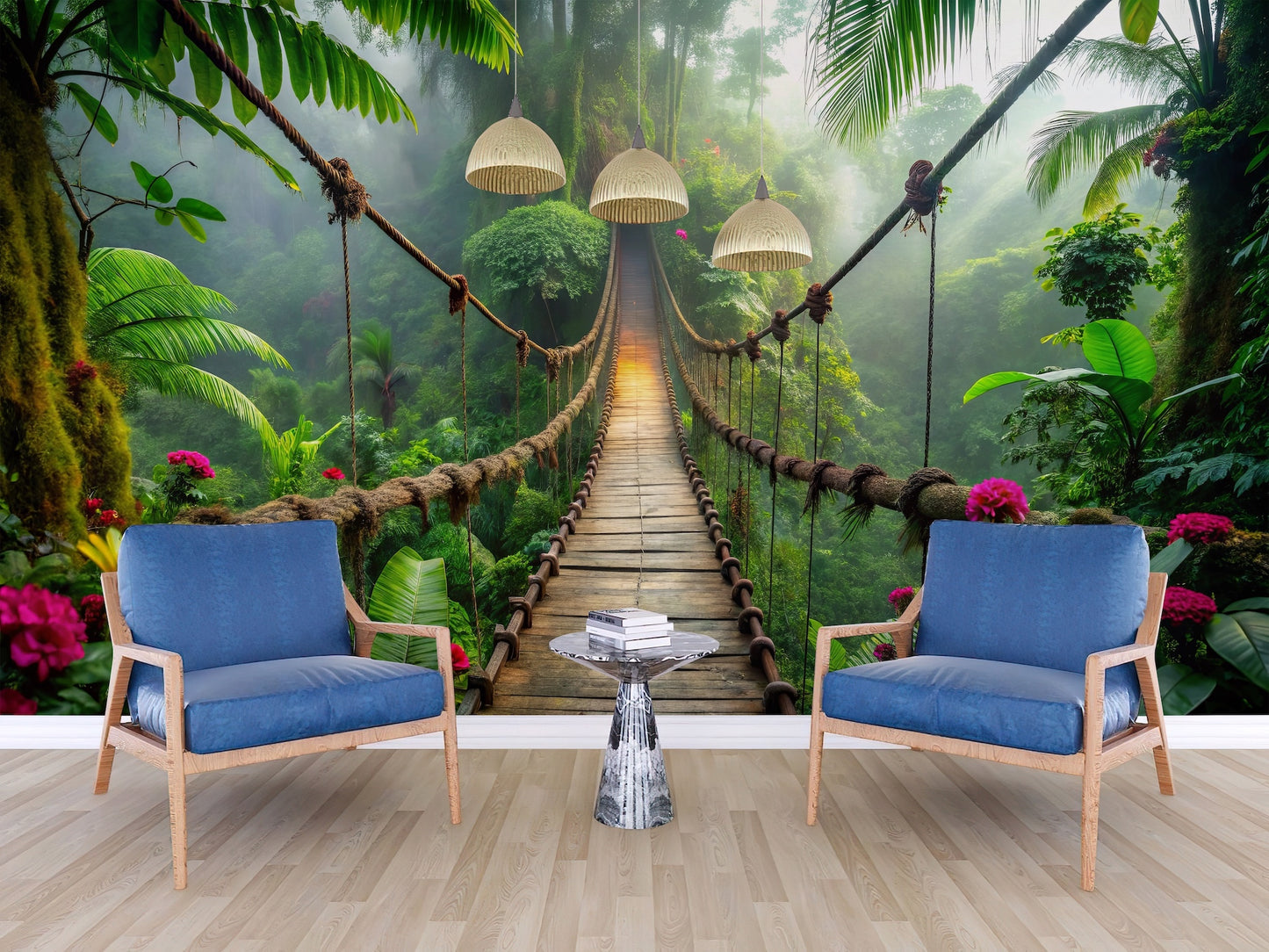 Puente Colgante en la Selva