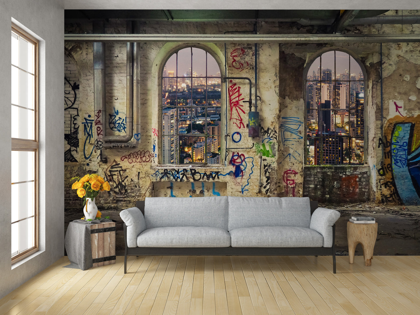 Bodega Abandonada con Vista Personalizada