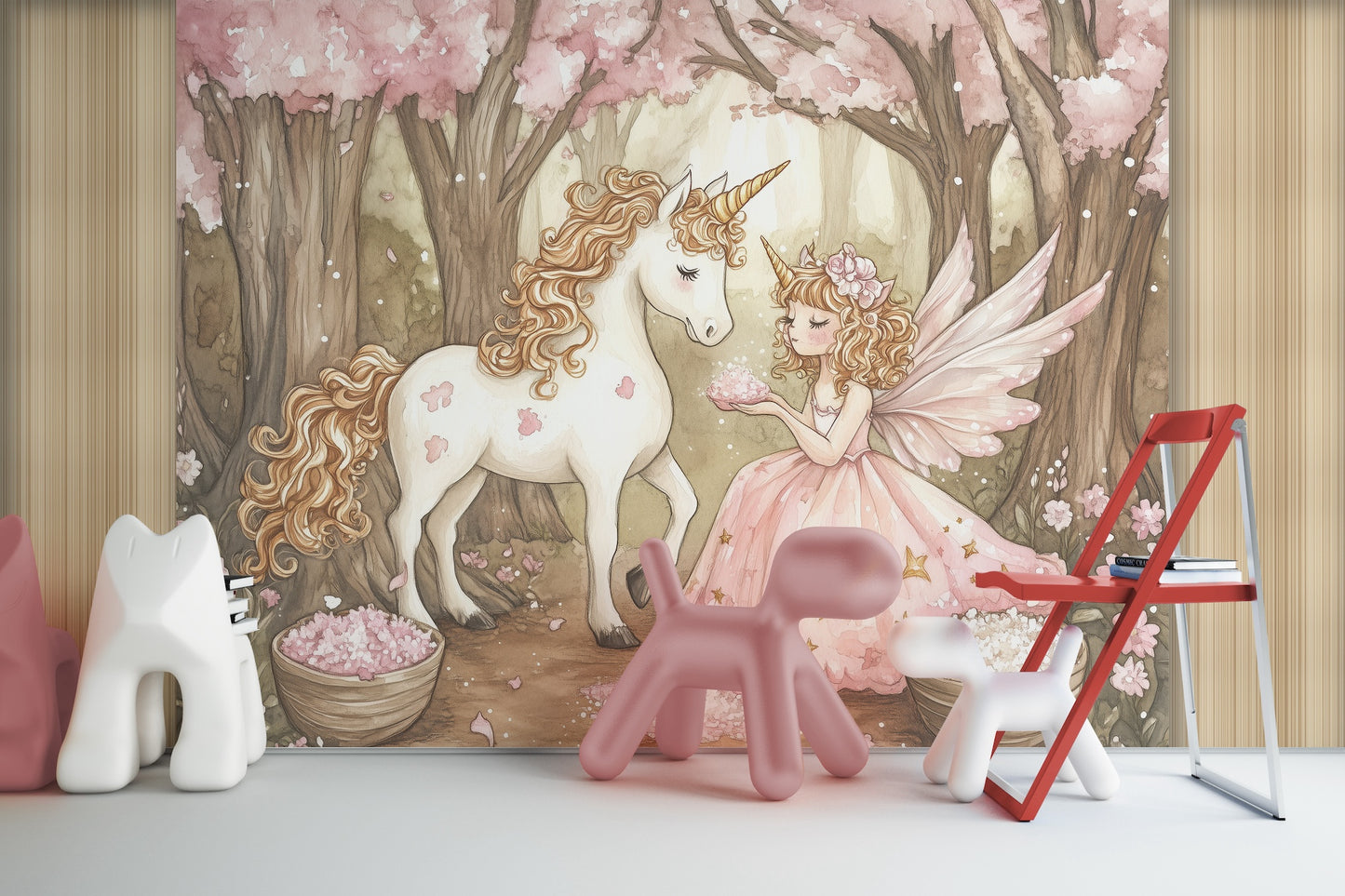 Bosque, Unicornio y Princesa