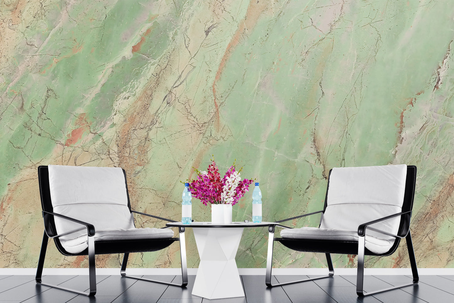 Acid Emerald Green Marble