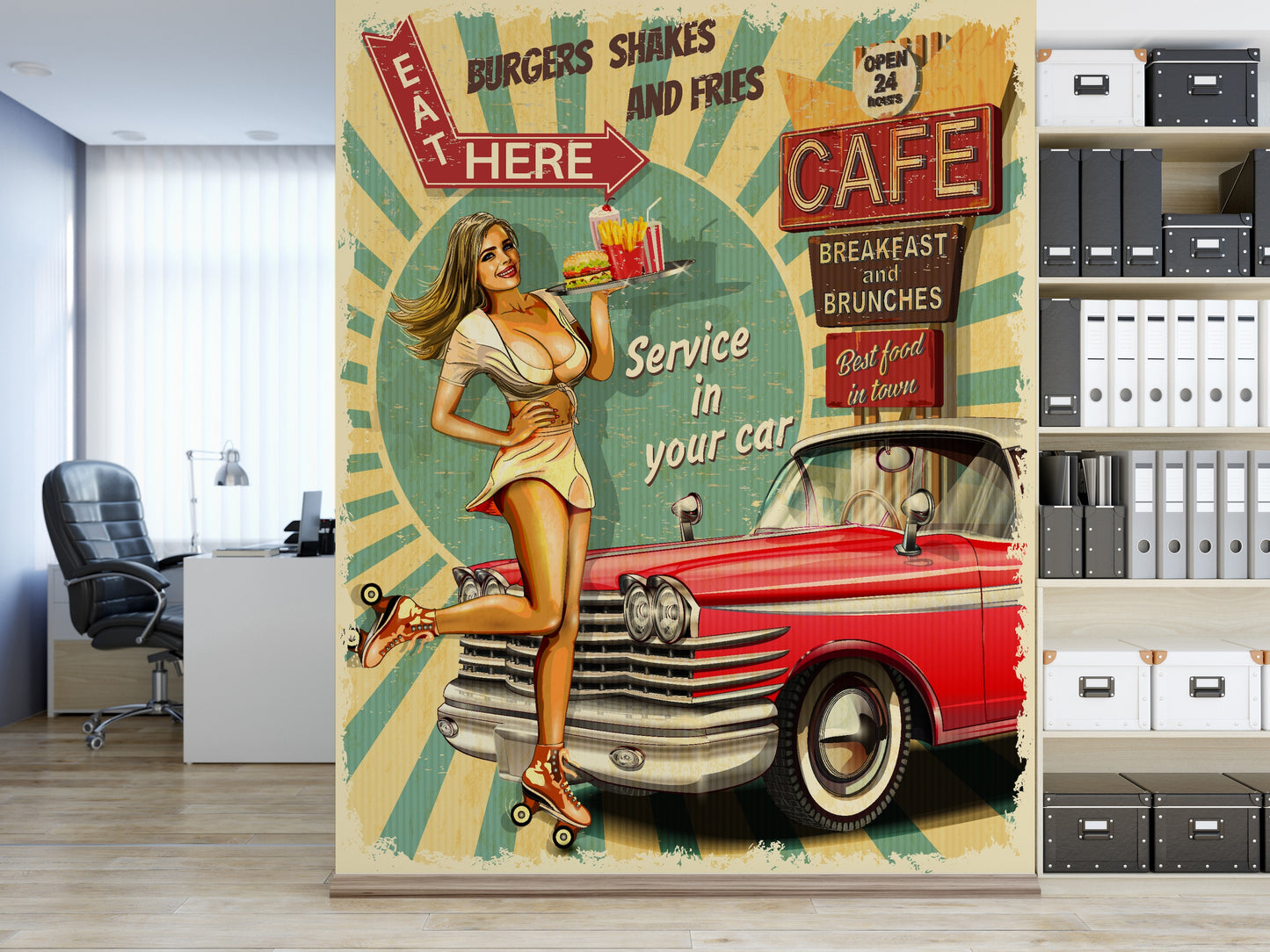50's Retro Fast Food Girl