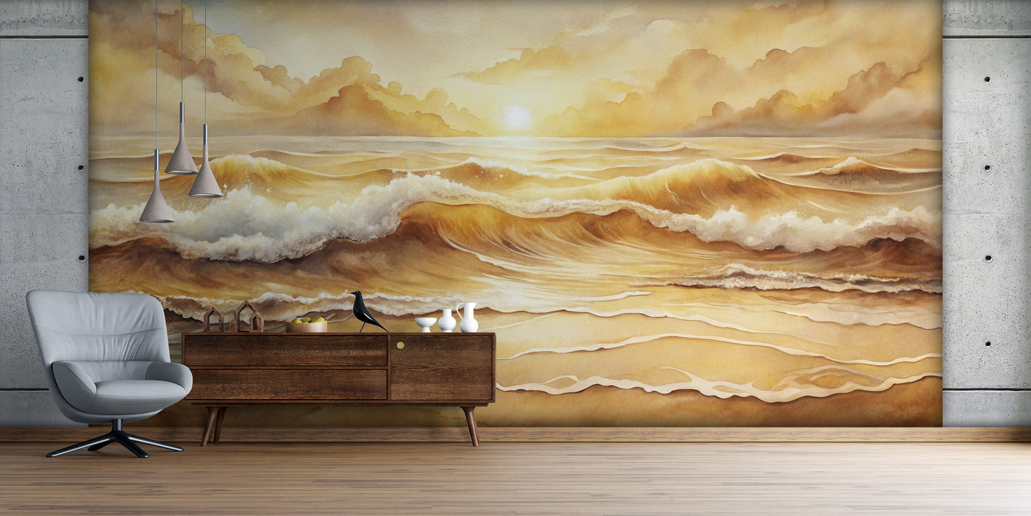 Golden Waves & Beach