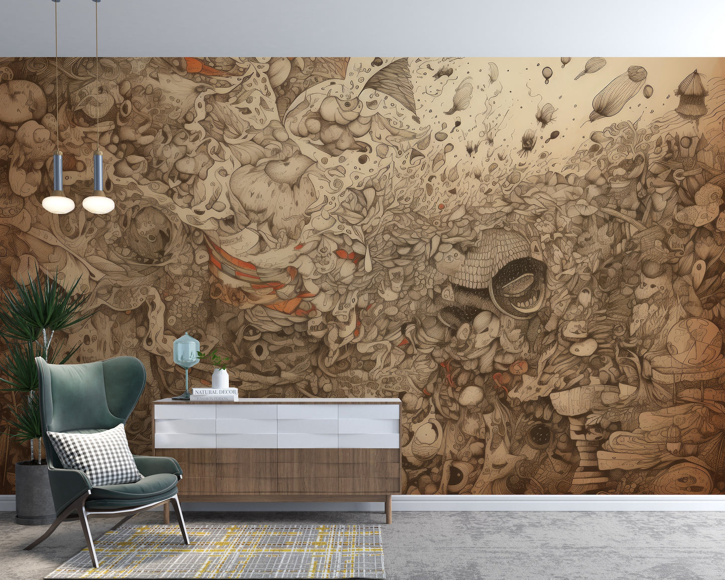 Ilustración Surrealista Inteligencia Artificial