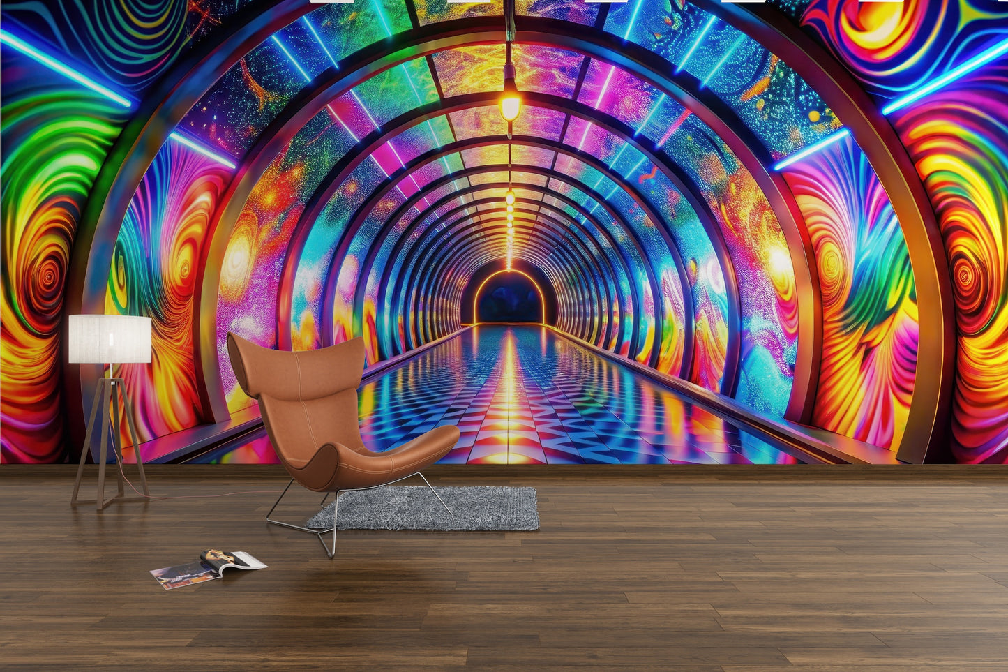 Tunel Colores Psicodélicos