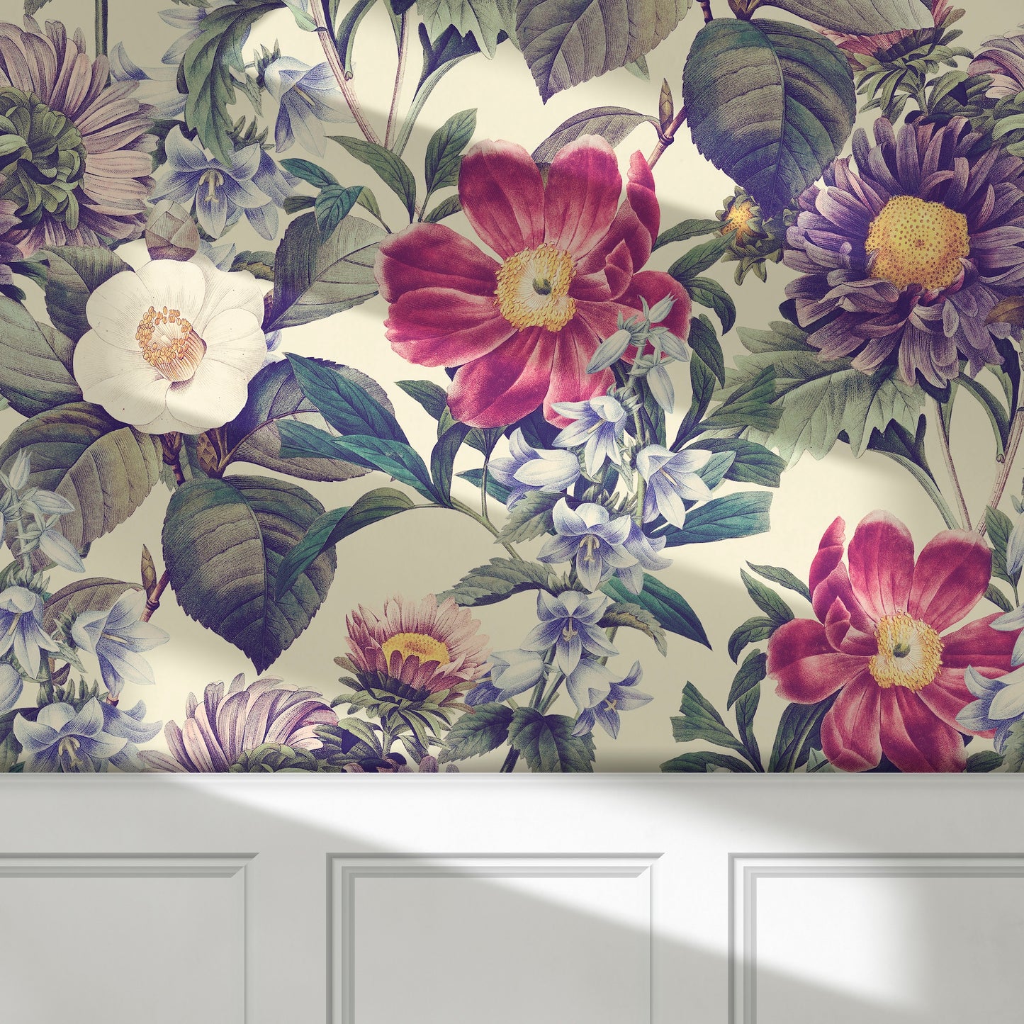 Patrón Floral Flores Preciosas