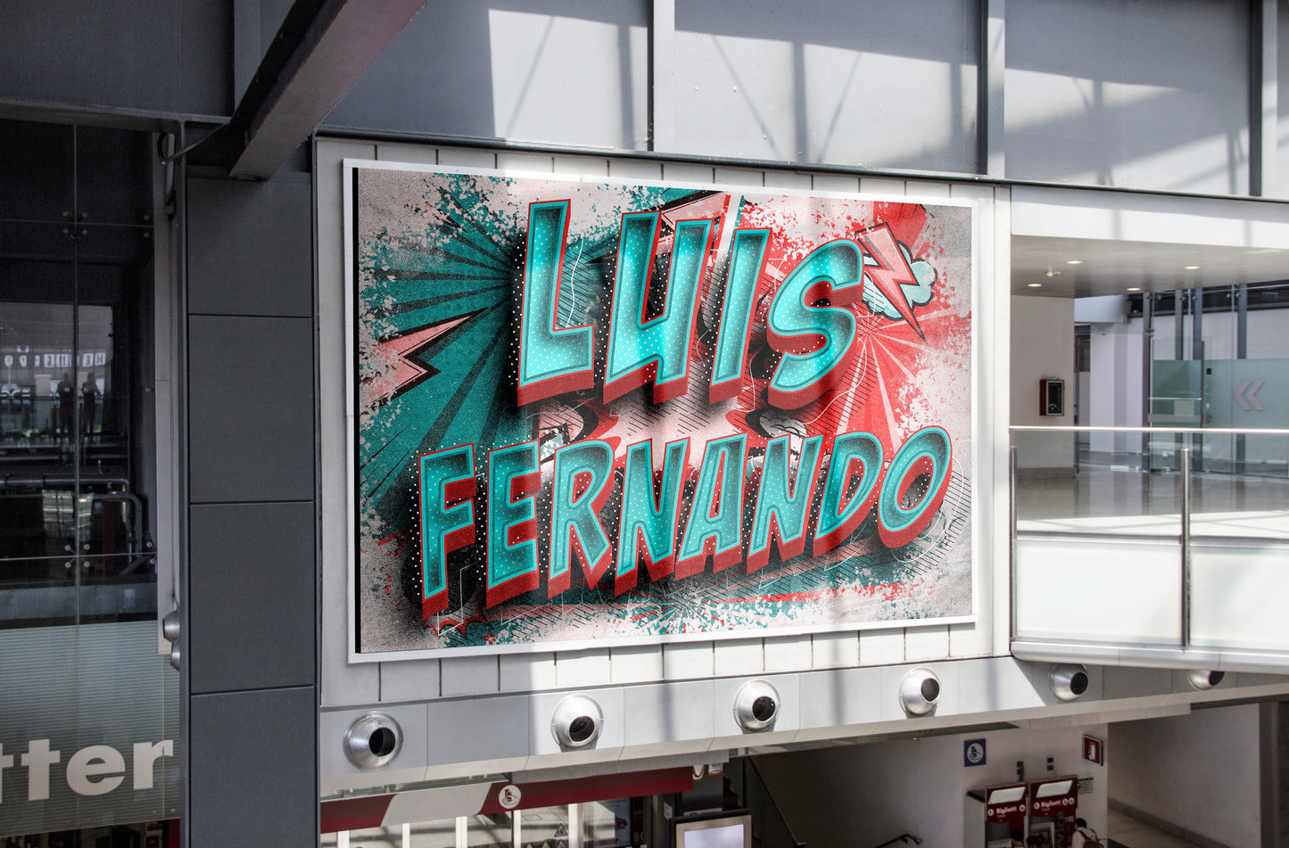 Nombre Personalizado Estilo Comics