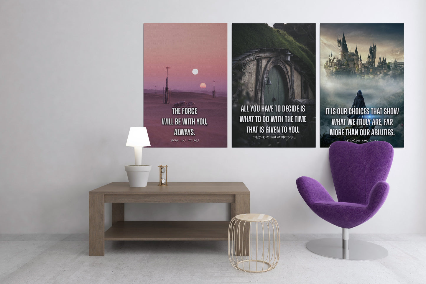 Canvas Decorativo Choices, Harry Potter