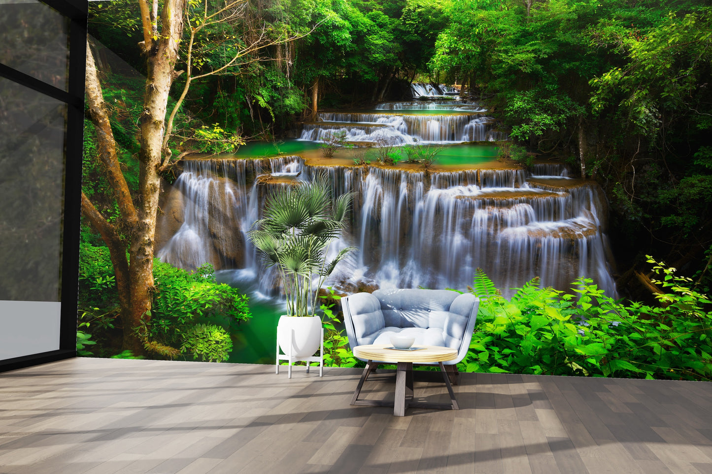 Paisaje Bosque y Cascada en Vietnam