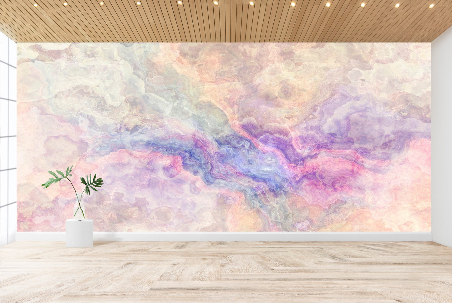 Rainbow Colored Marble