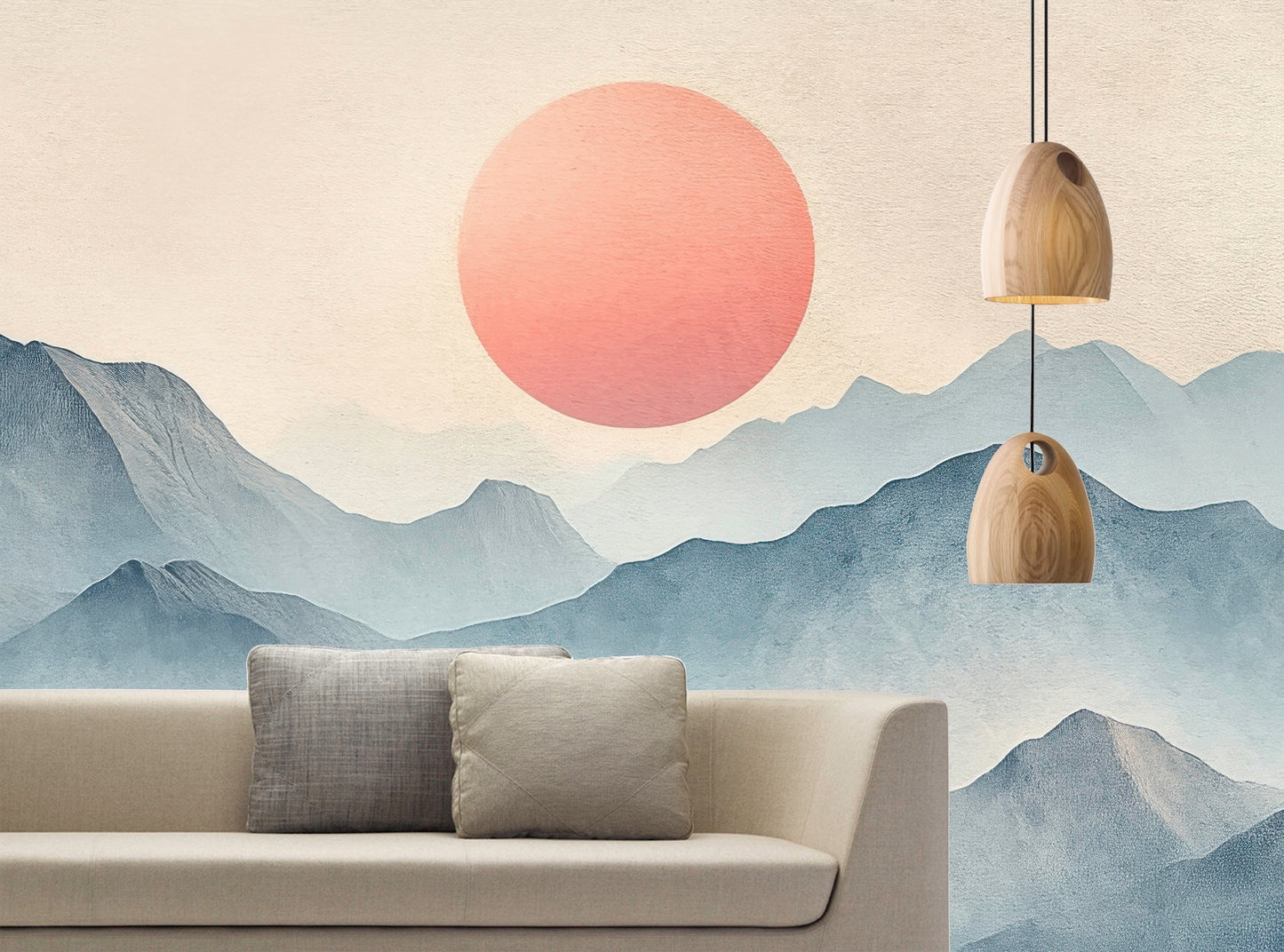 Arte Japonés Paisaje Acuarela II