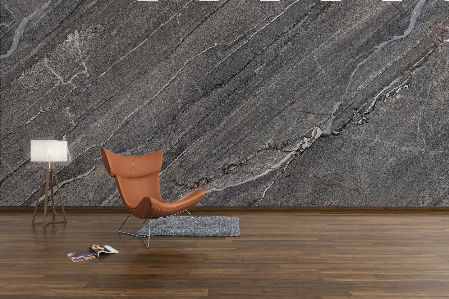 Elegante Muro Mármol Gris II