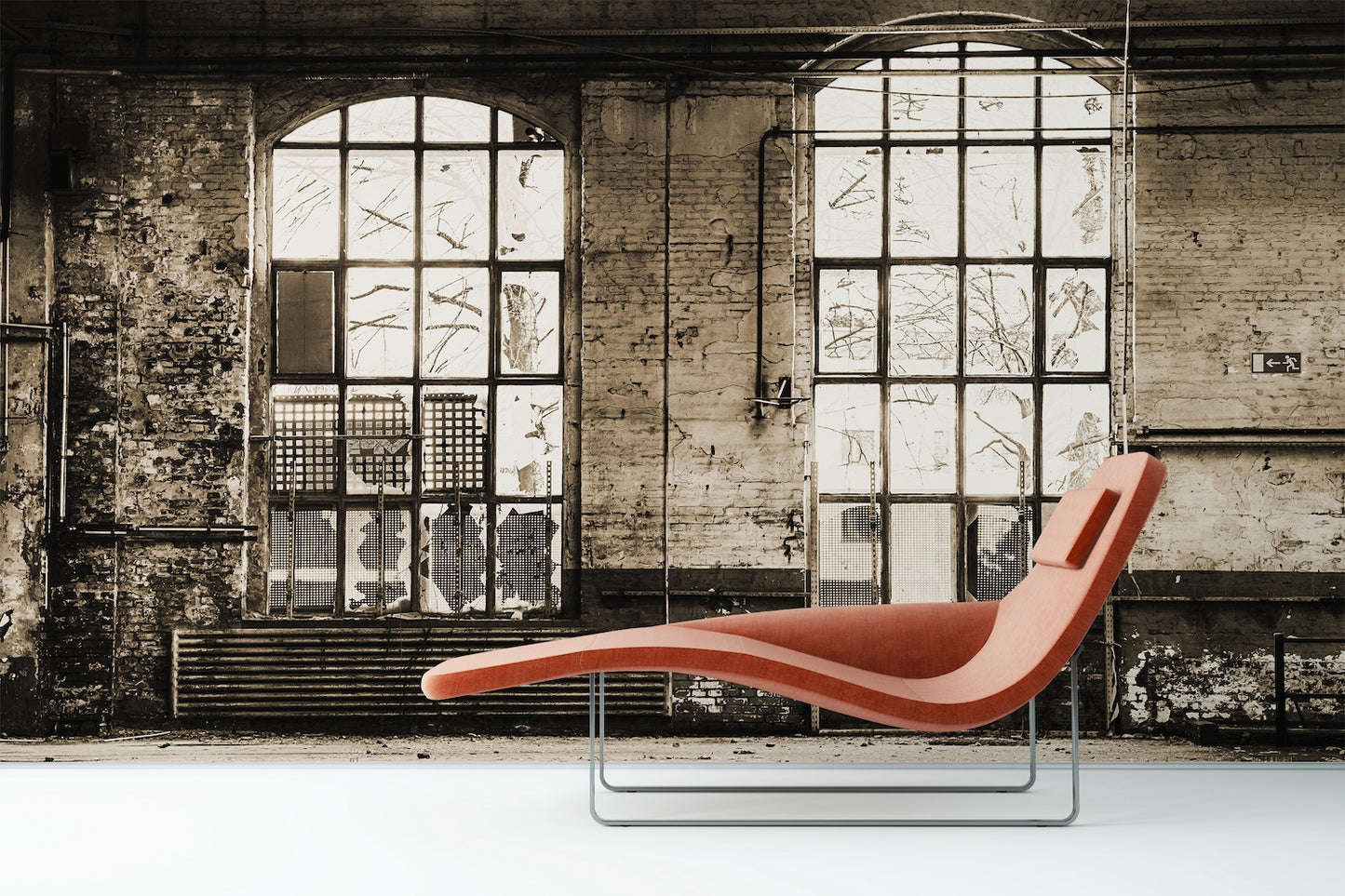 Ventanas en Fabrica Abandonada