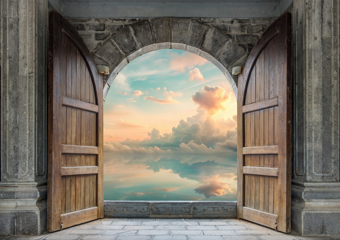 Puertas de Castillo con Diferentes Vistas