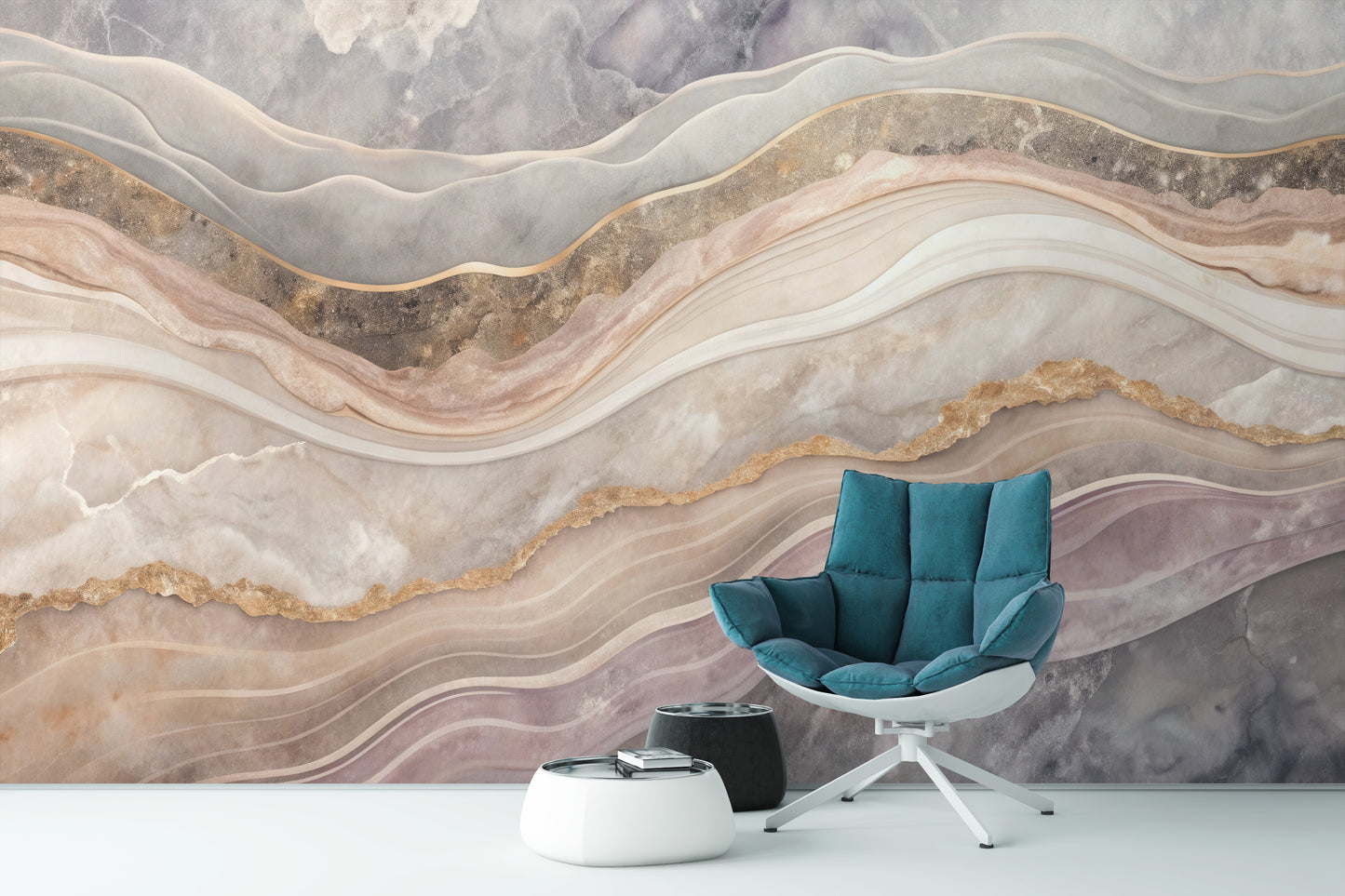 Elegante Marmoleado Varios Tonos