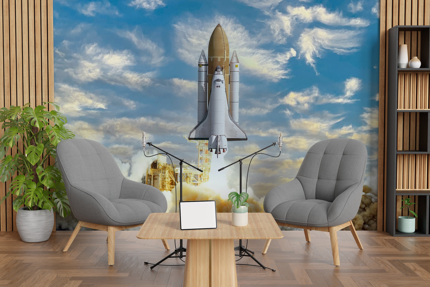 NASA Space Shuttle Lift Off