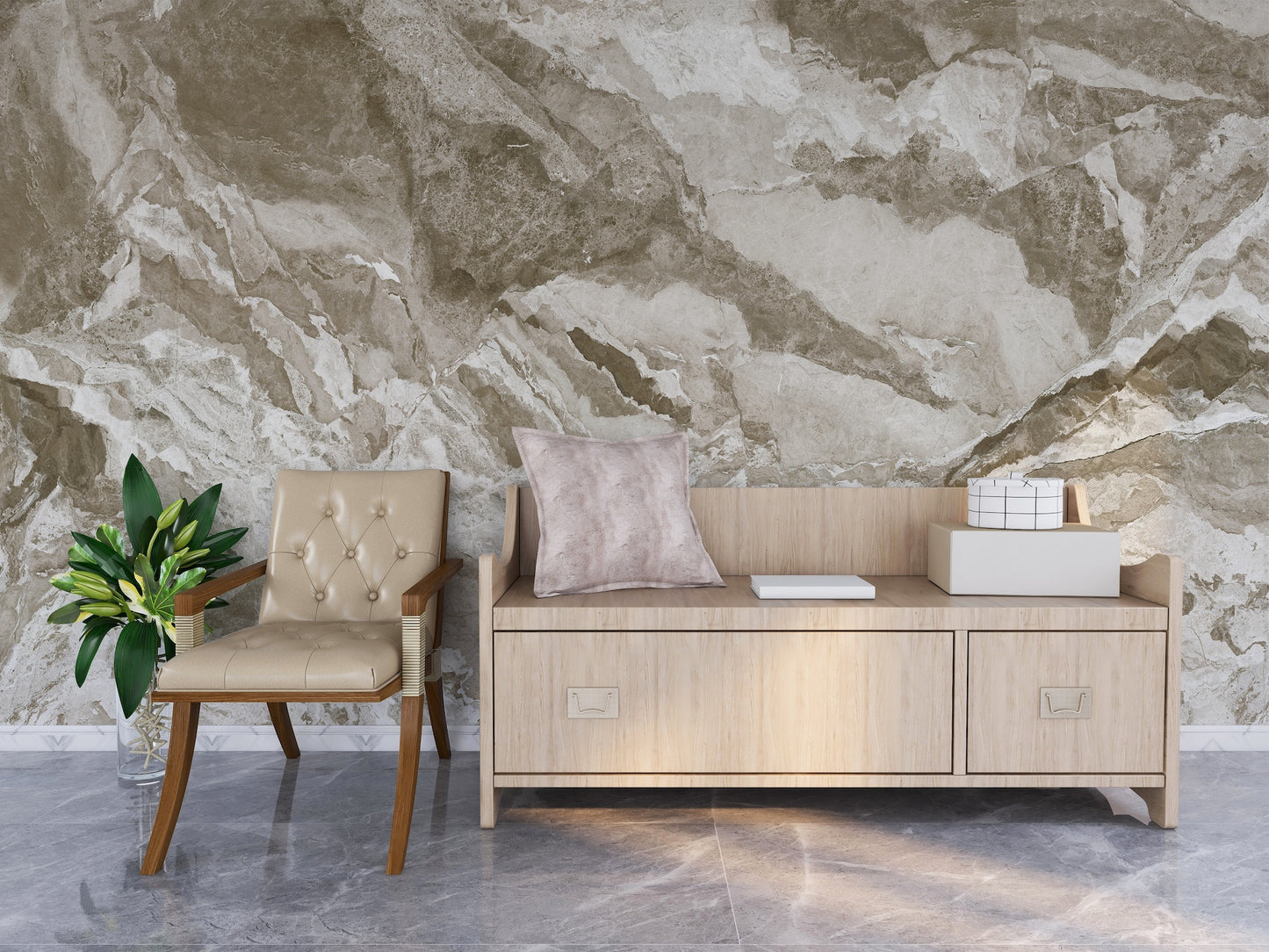 Concreto Sepia Acabado de Lujo