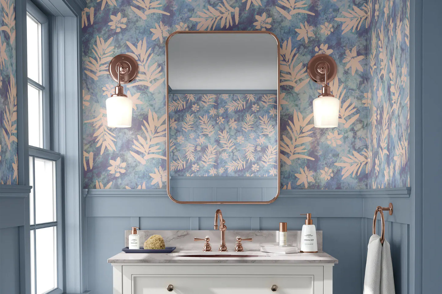 Plantas y textura Grunge