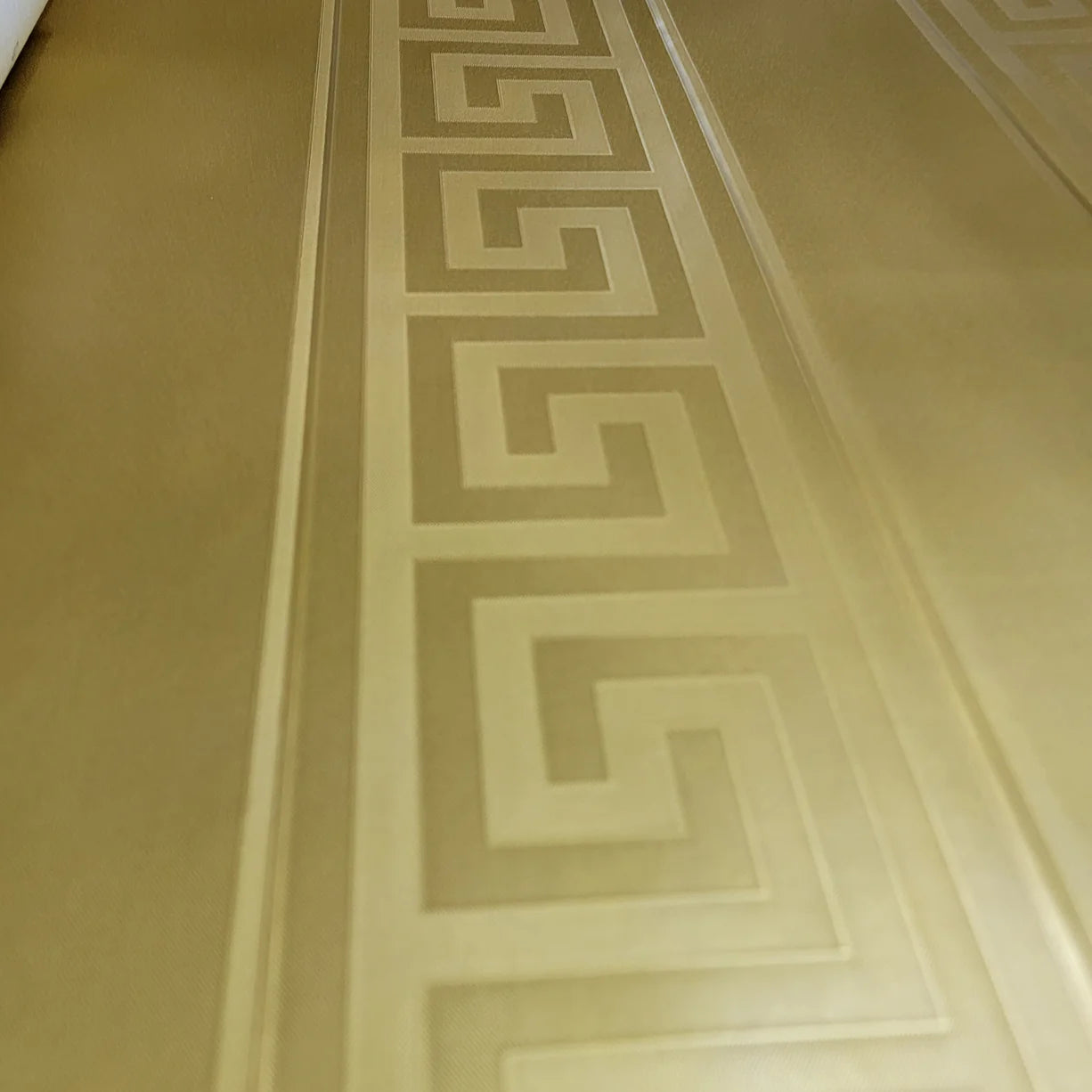 Tapiz Wallpaper Versace Grecas y Líneas - Dorado