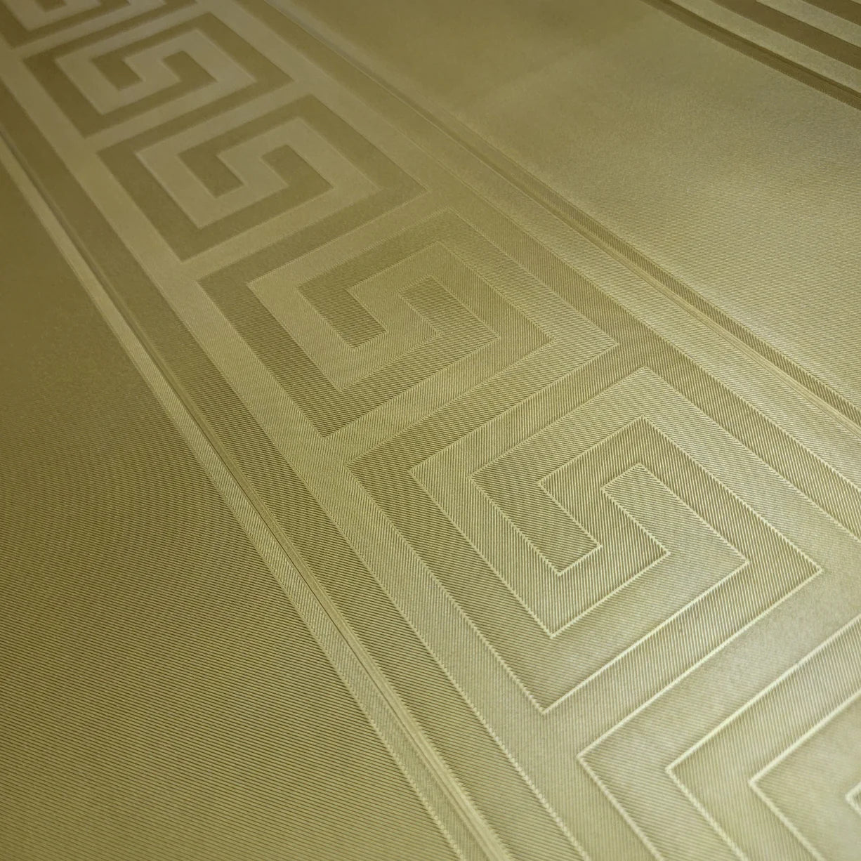 Tapiz Wallpaper Versace Grecas y Líneas - Dorado