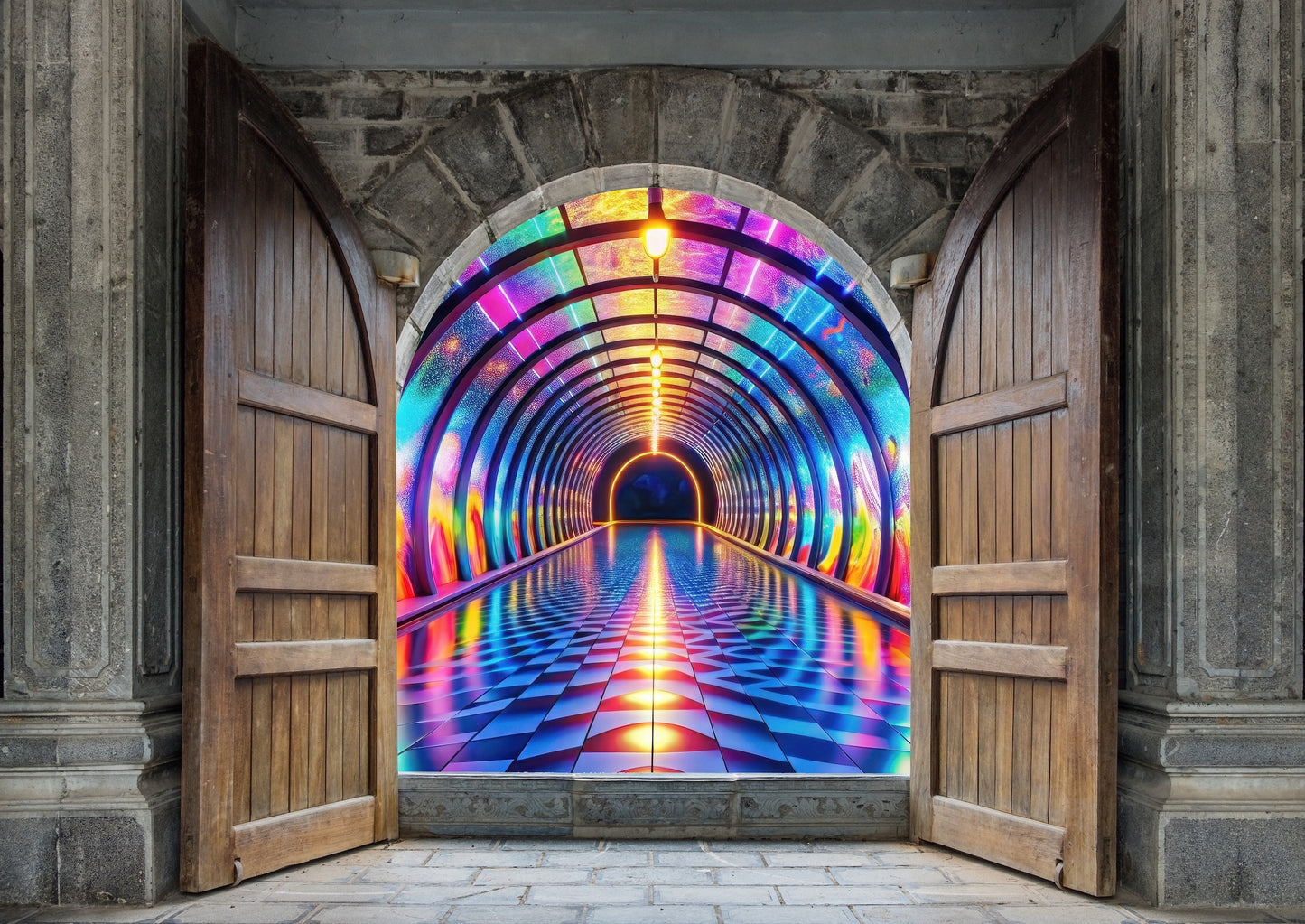 Puertas de Castillo con Diferentes Vistas